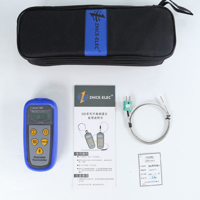 Batteriebetriebene digitale Einzelkanalthermometer mit K-Typ-Thermokoppel für Industrie