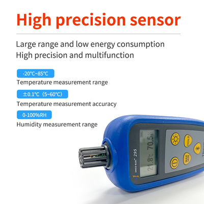 LCD-Display Digitale Trocken-Nass-Glühlampe-Temperatur- und Luftfeuchtigkeitsmesser-Hygrometer mit Sensor