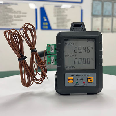 Hochpräzisions-LCD-Display Echtzeit-Temperatur- und Luftfeuchtigkeitsdatalogger für Industrie