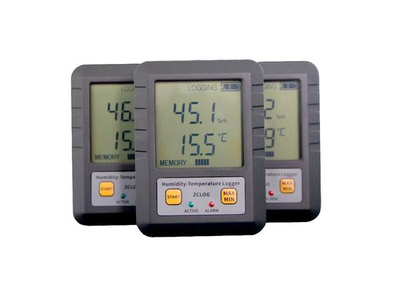 LCD-Display-Datenlogger für die pharmazeutische Industrie mit Temperatur- und Luftfeuchtigkeitssensor