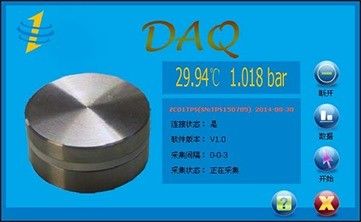 Aluminium-Druck-Autoklave drahtloser Druck-Temperatur-Datenlogger aus Edelstahl