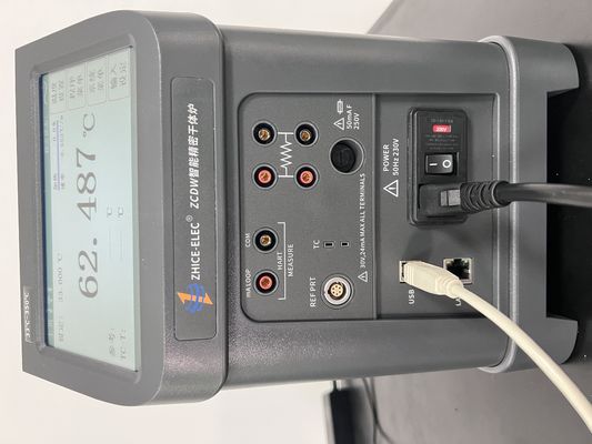 OEM unterstützt Portable 33-350 Grad Touchscreen Temperaturmessgerät Bad Kalibrierung Trockene Brunnen Block Kalibrator