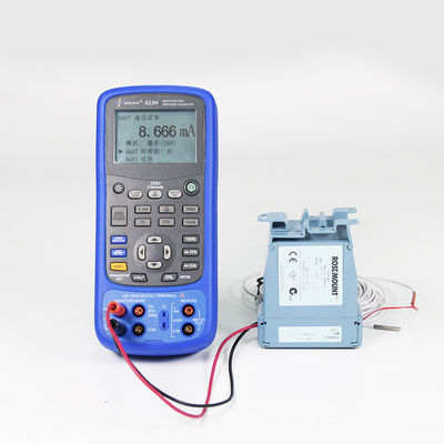 Tragbarer Multifunktionskalibrator mit 610 g Ausgangsprozess-Signalquellengenerator