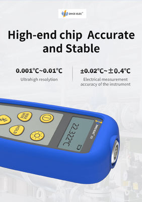 Temperaturerfassung RTD-Handthermometer mit 0,05 Grad Präzision und Anzeige