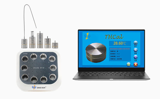 10 Kanal-WLAN-Autoclave drahtloser Temperatur-Feuchtigkeitsdatenlogger mit Monitorsystem