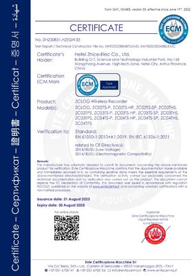 ZCLOG DAQ Pharmazeutische Lebensmittelindustrie Verteilte Wärmetests Wireless Temperaturfeuchtigkeit Datenlogger