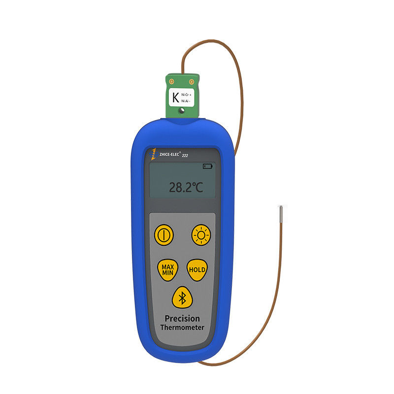 Batteriebetriebene digitale Einzelkanalthermometer mit K-Typ-Thermokoppel für Industrie