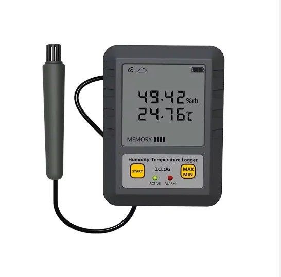 Pharmazeutische Industrie WIFI-LCD-Display Temperatur- und Luftfeuchtigkeitsdatalogger mit Sensor 97*72*31mm