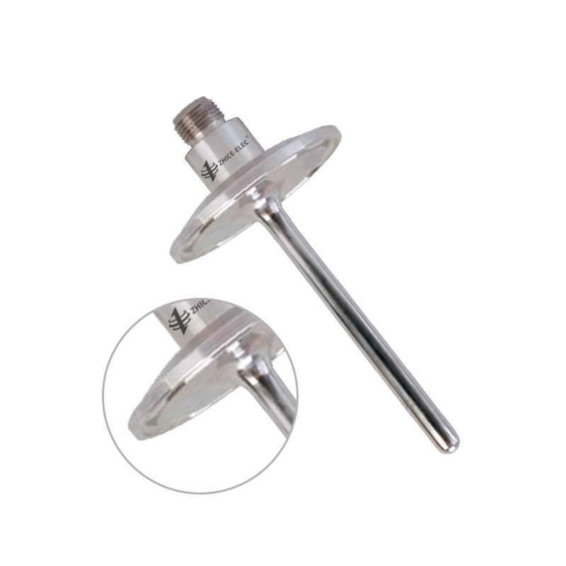 Hochpräzisions-Industrie-Sanitär 4 Draht PT1000 PT100 RTD PRT-Sonde zur Temperaturprüfkontrolle